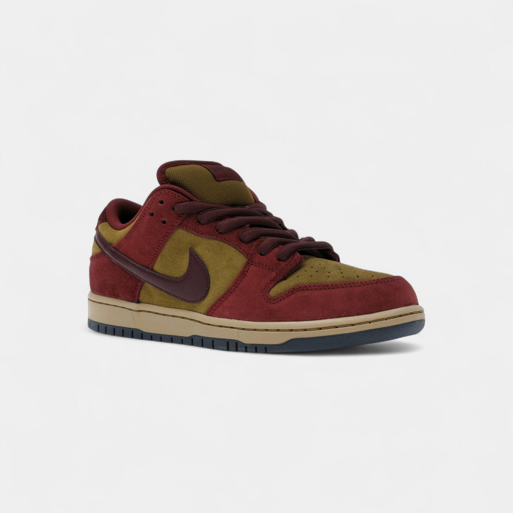Nike SB Dunk Low Dark Team Red Olive Flak 2/5