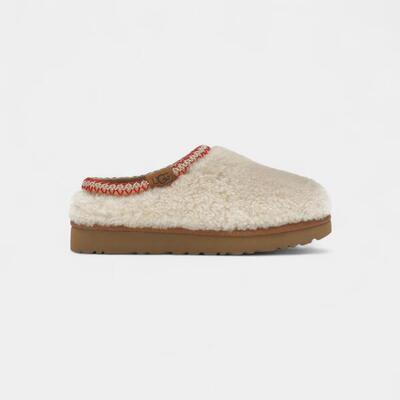 Ugg tasman maxi curly slipper natural (women's)