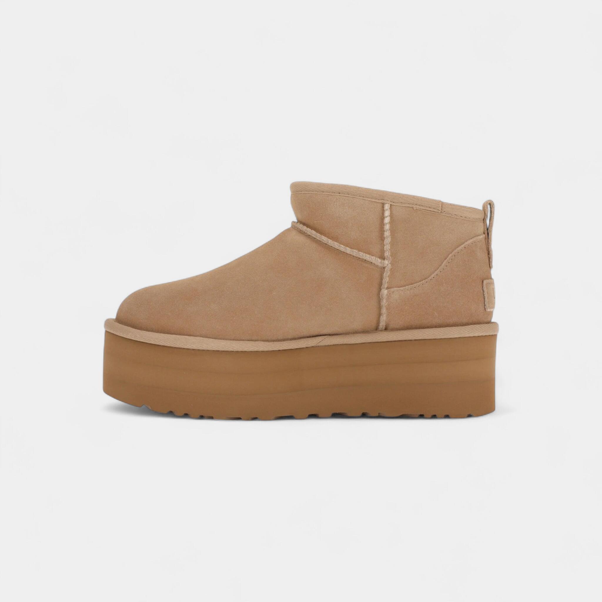UGG Classic Ultra Mini Platform Boot Sand (Women's) 4/5
