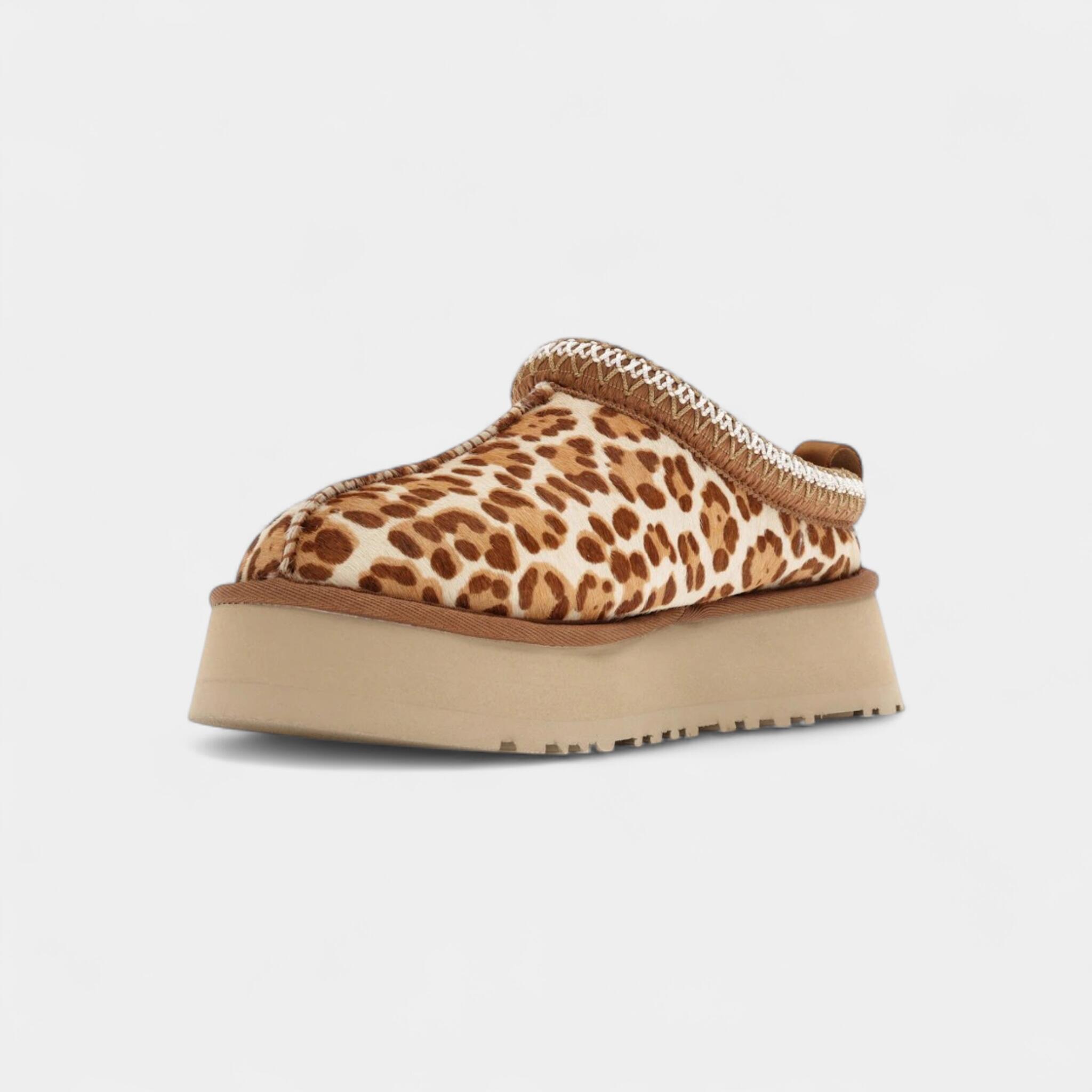 UGG Tazz Plains Slipper Felicity Leopard Jasmine (Women's) 3/5