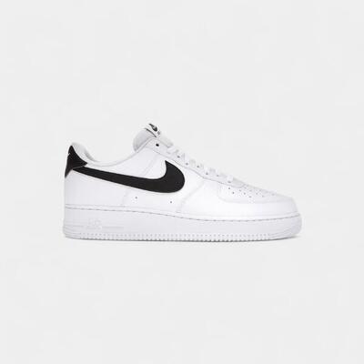 Nike Air Force 1 Low '07 White Black Pebbled Leather