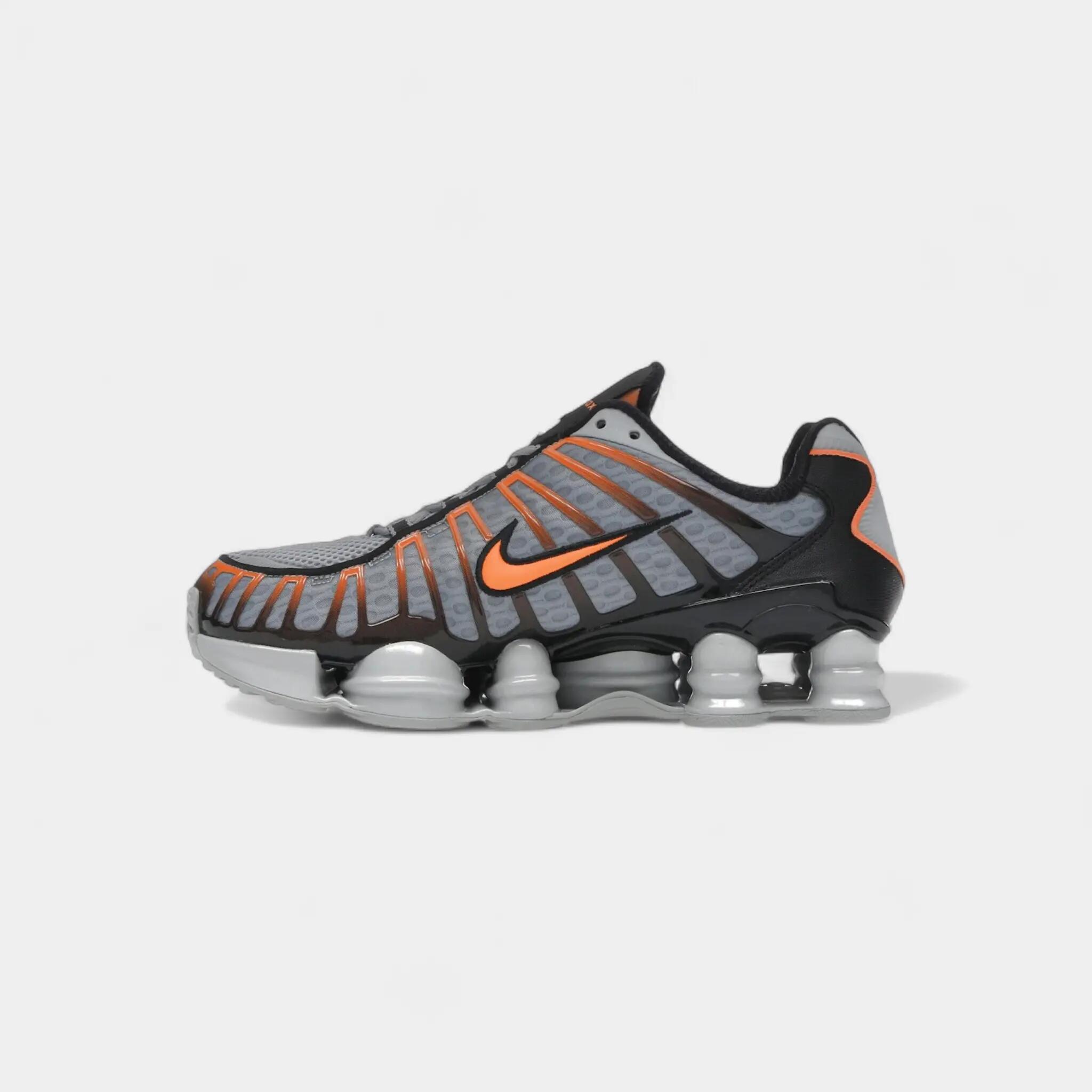 Nike Shox TL Light Smoke Grey Black Bright Mandarin 4/5