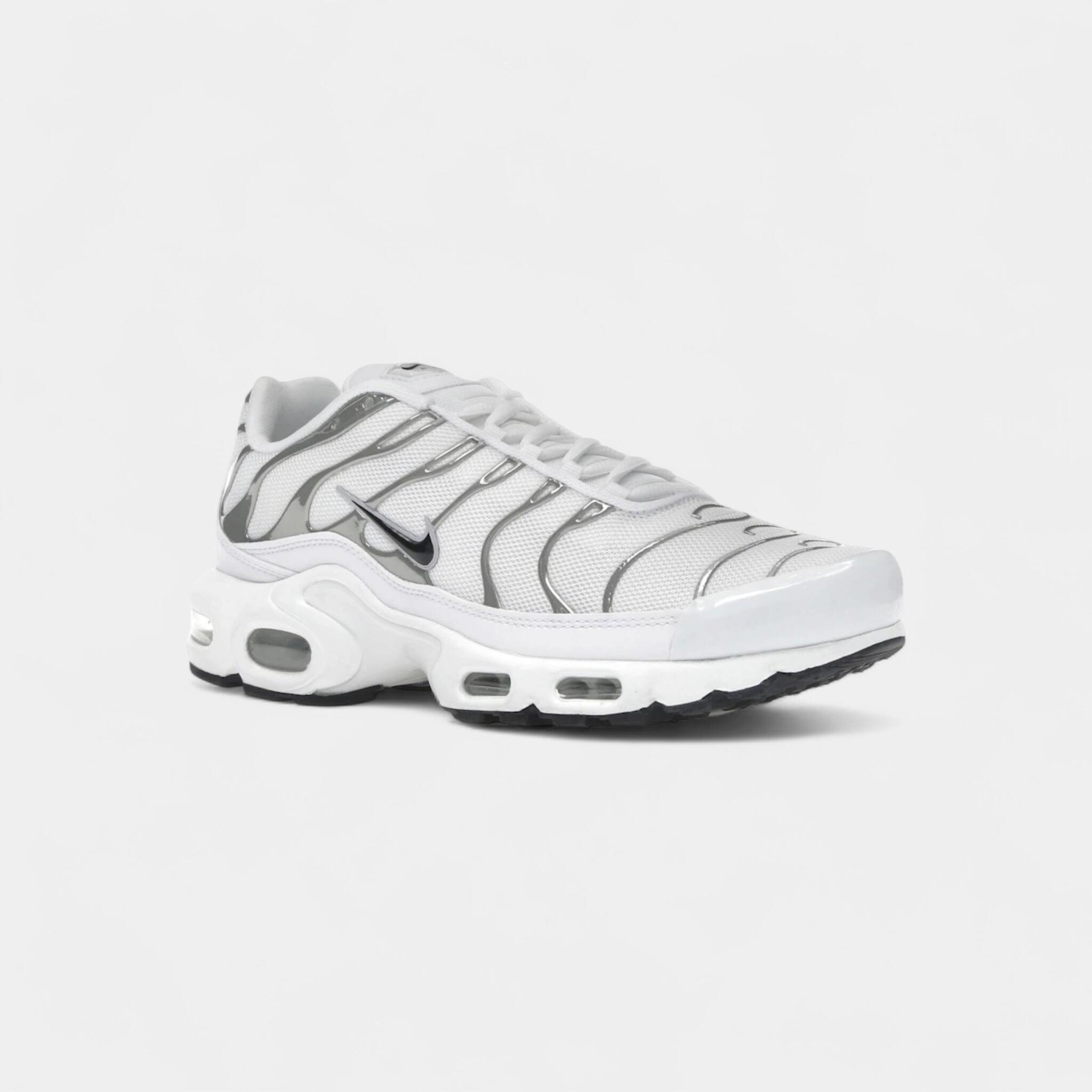Nike Air Max Plus SE White Metallic Silver (Women's) 2/4