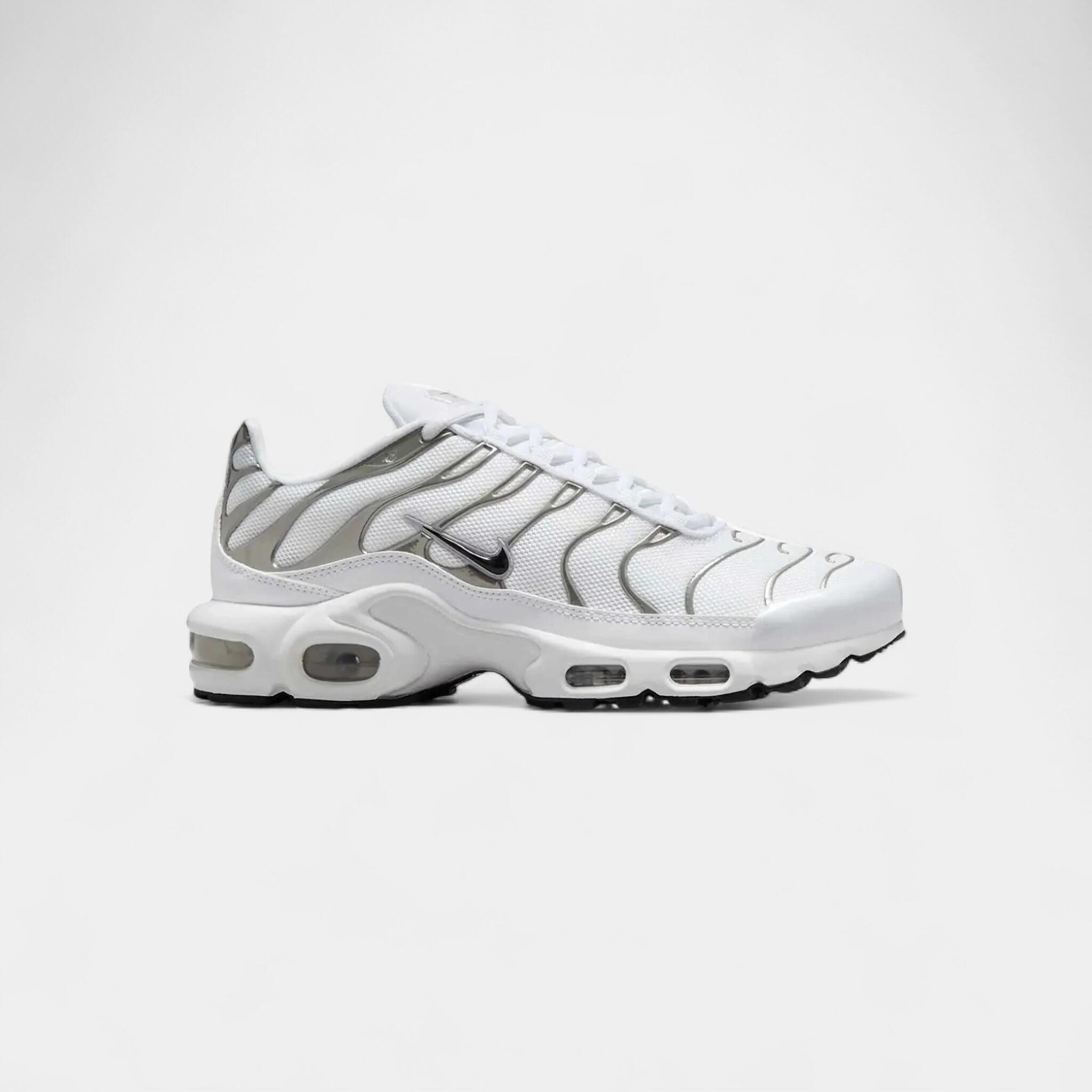 Nike Air Max Plus SE White Metallic Silver (Women's) 1/4
