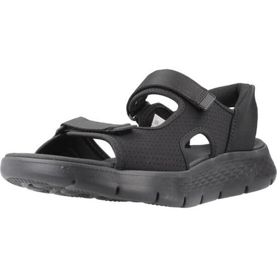 Sandalen für Herren Skechers go walk flex slip-ins Schwarz.