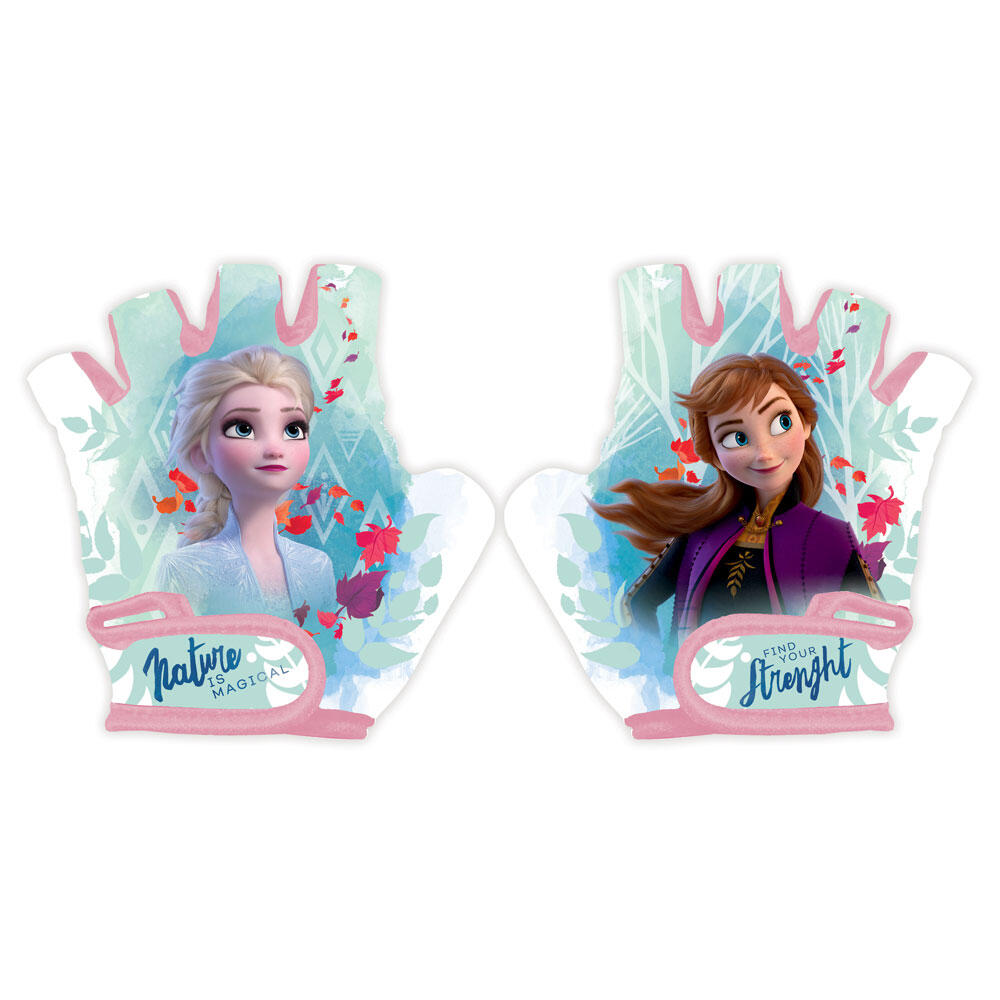 Cycling gloves fingerless Frozen II design for children