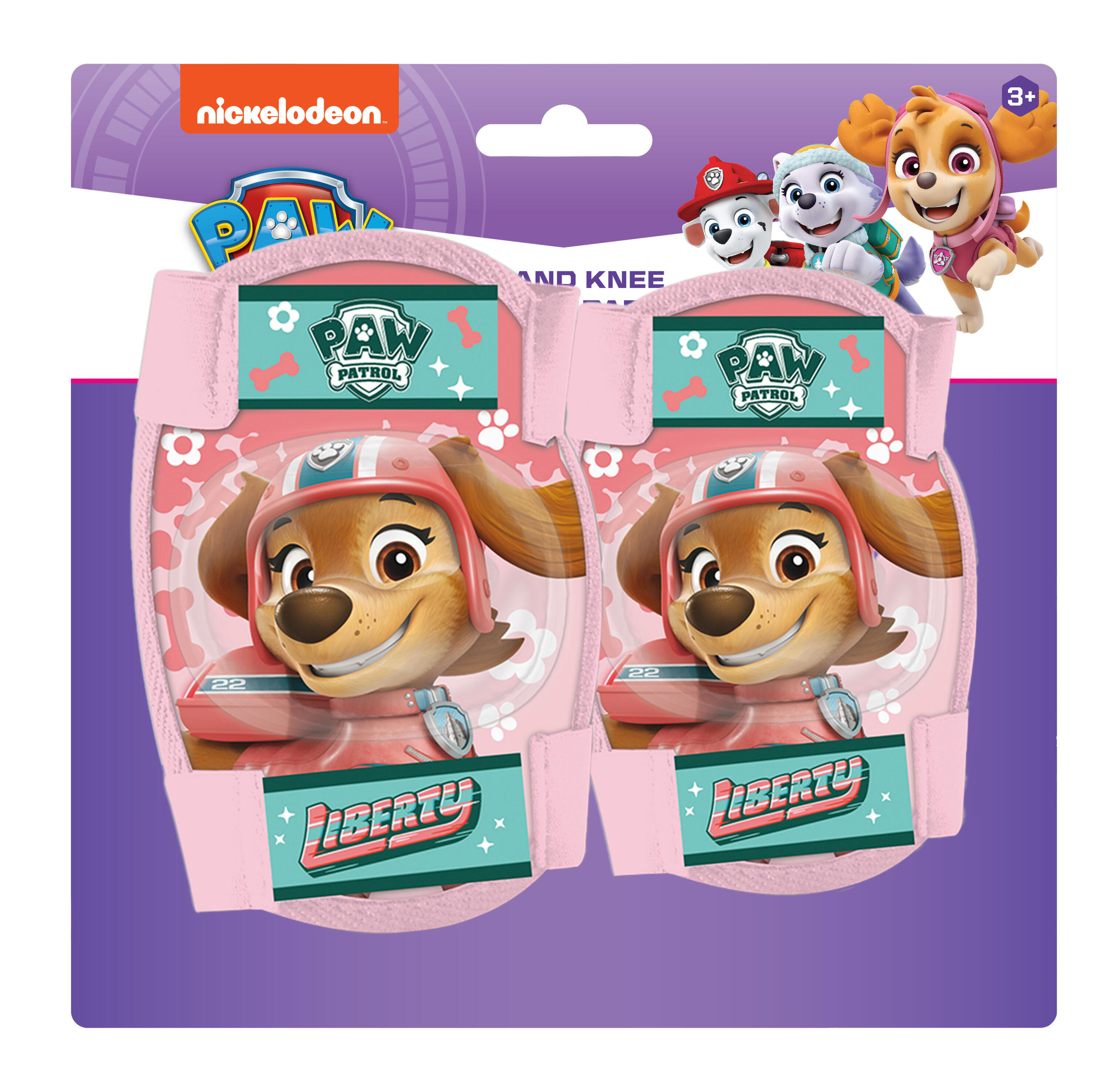 Schutz für Knie und Ellenbogen Mädchen Seven Paw Patrol 2/2