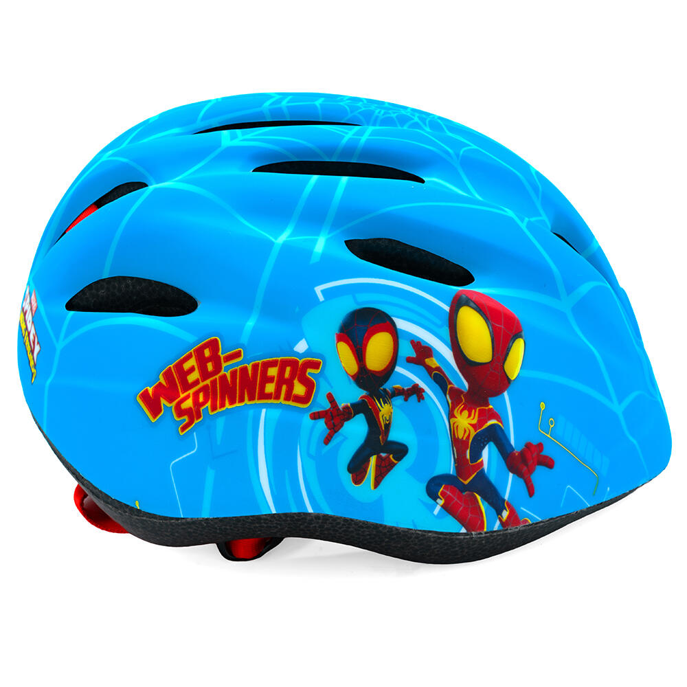 Sieben Polska Spidy Helm Blau für Kinder 4/5