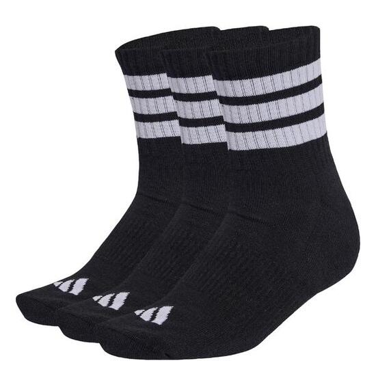 3-STREIFEN SPORTSWEAR DÄMPFENDE HALBHOHE SOCKEN, 3 PAAR