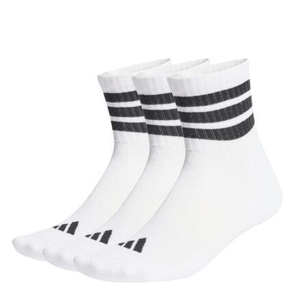 3-STREIFEN SPORTSWEAR DÄMPFENDE HALBHOHE SOCKEN, 3 PAAR