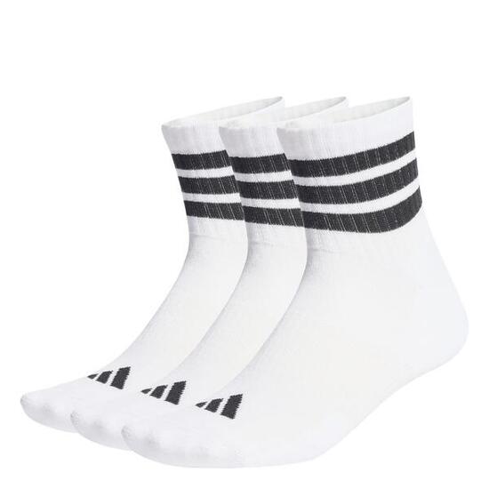 3-STREIFEN SPORTSWEAR DÄMPFENDE HALBHOHE SOCKEN, 3 PAAR