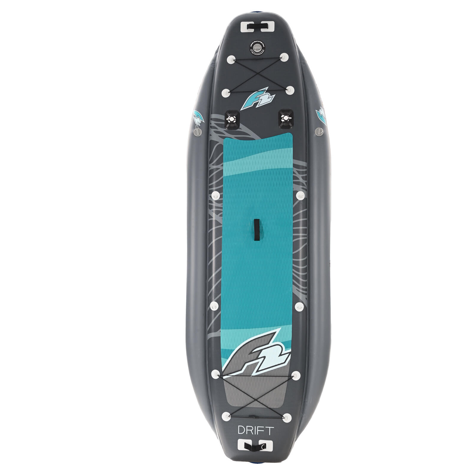 F2  Inflatable Kajak Set Drift Aufblasbar 335cm Grün 2/7