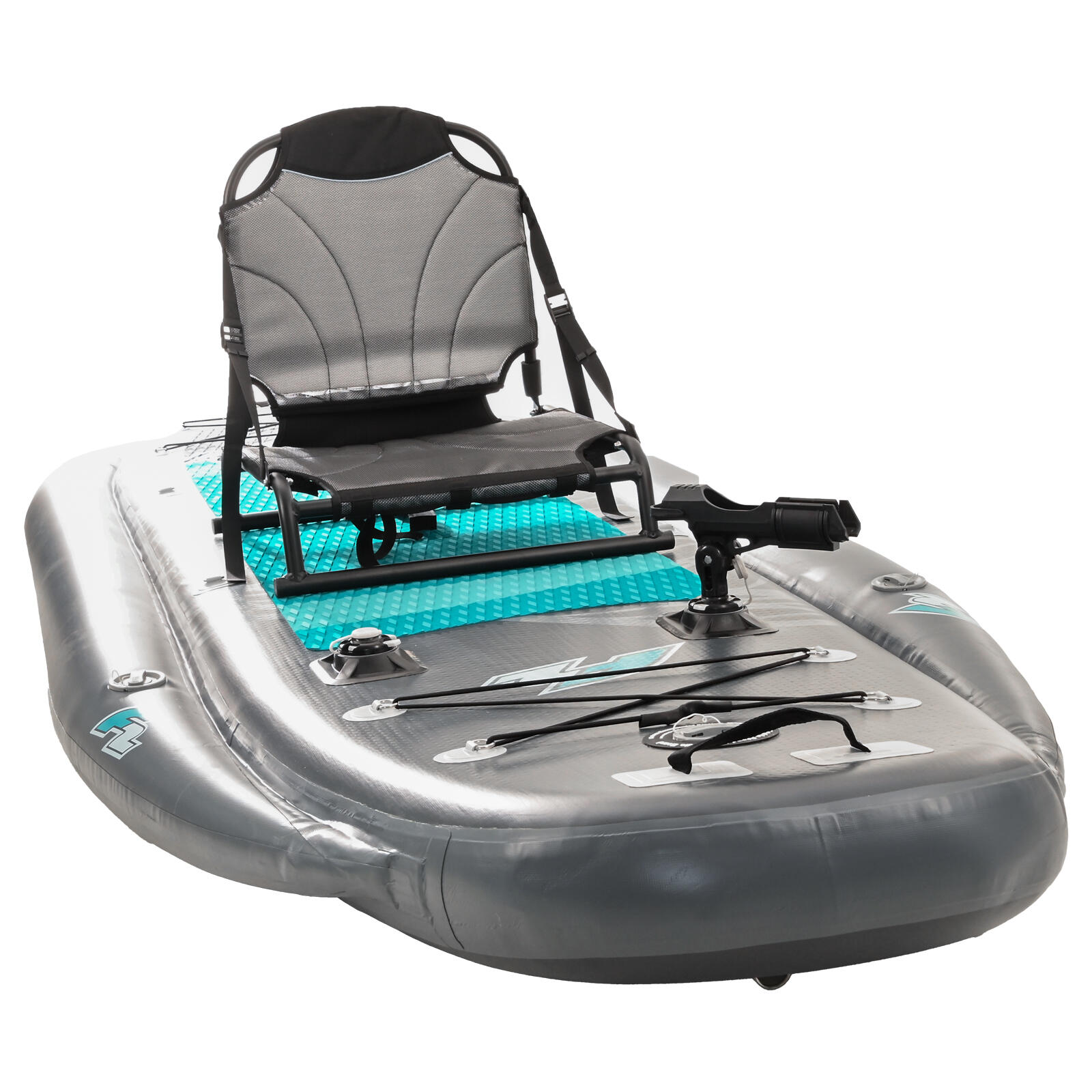 F2  Inflatable Kajak Set Drift Aufblasbar 335cm Grün 6/7