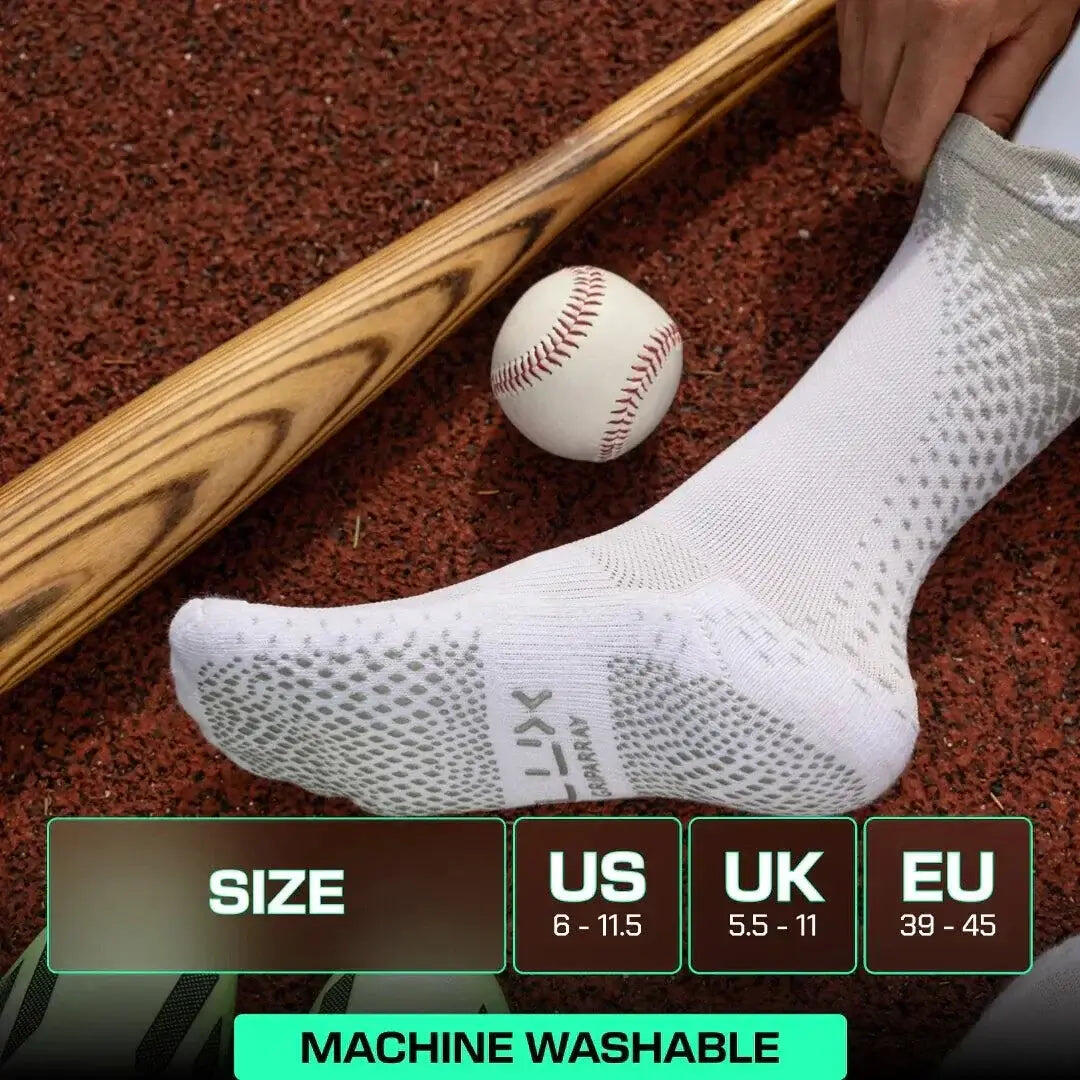 ProCleat Performance Grip Sokken – Kuitlengte – Wit – Volwassen maat (EU 39–46 6/7