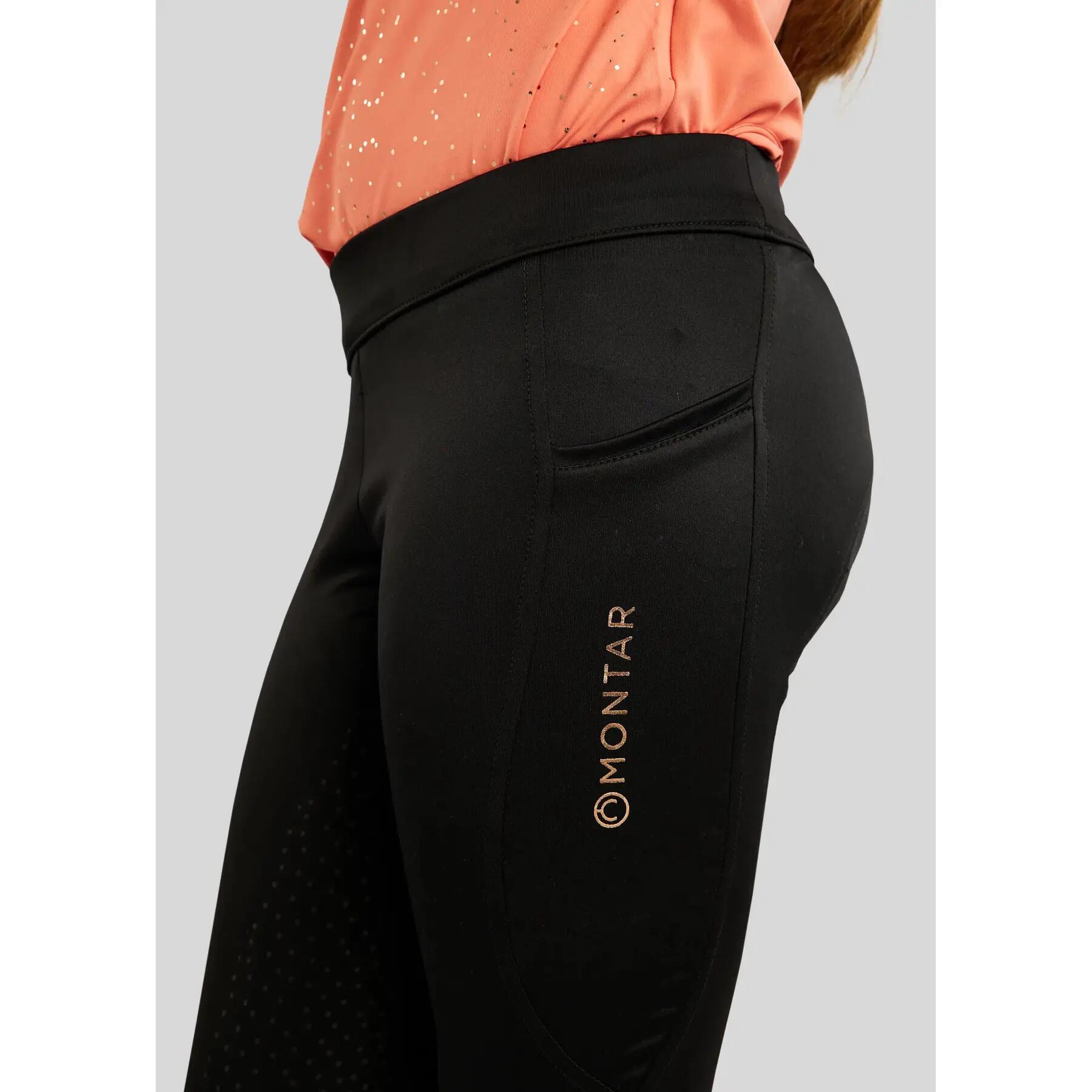 Legging équitation full grip fille Montar MoWinnie 4/4