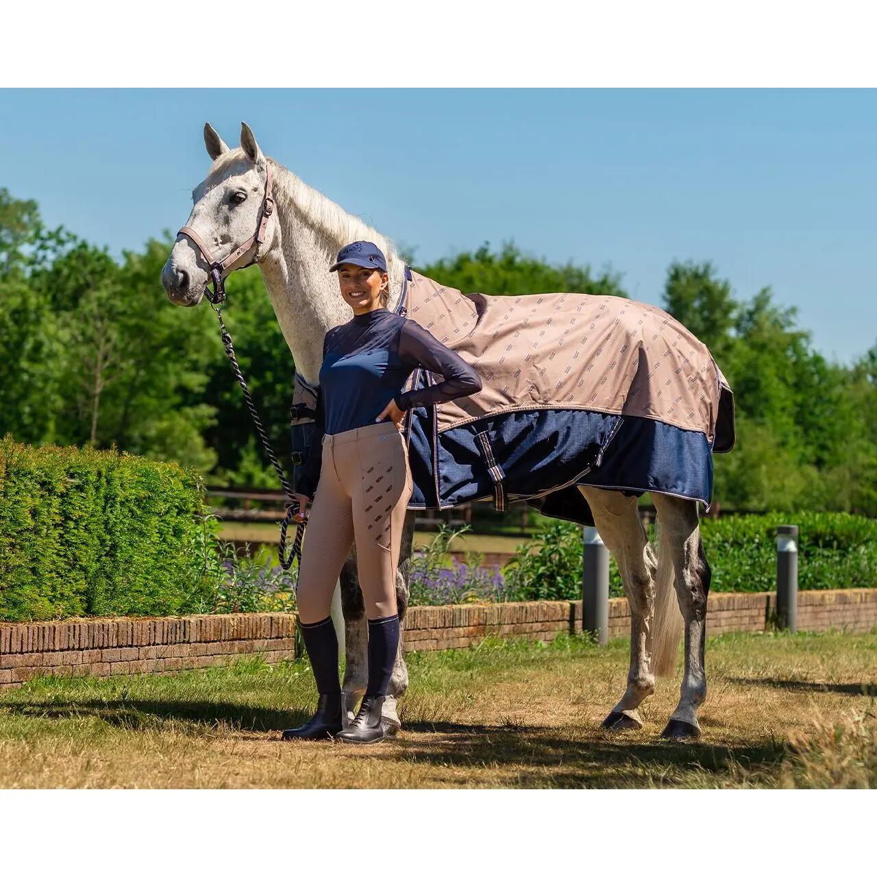 Pantalon équitation mid grip femme QHP Summer Focus 3/7