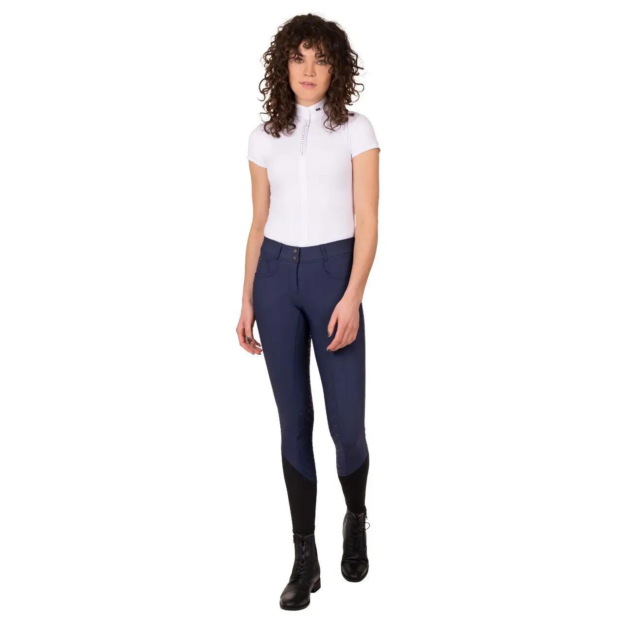 Pantaloni da equitazione full grip da donna Presteq PerformNow 3/7