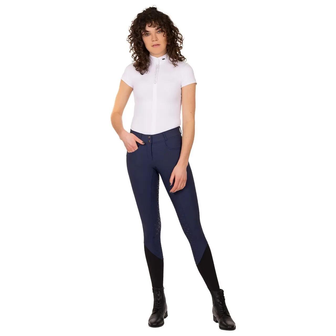 Pantaloni da equitazione full grip da donna Presteq PerformNow 2/7