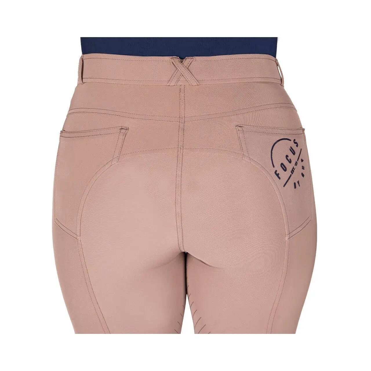 Pantalon équitation mid grip femme QHP Summer Focus 5/7