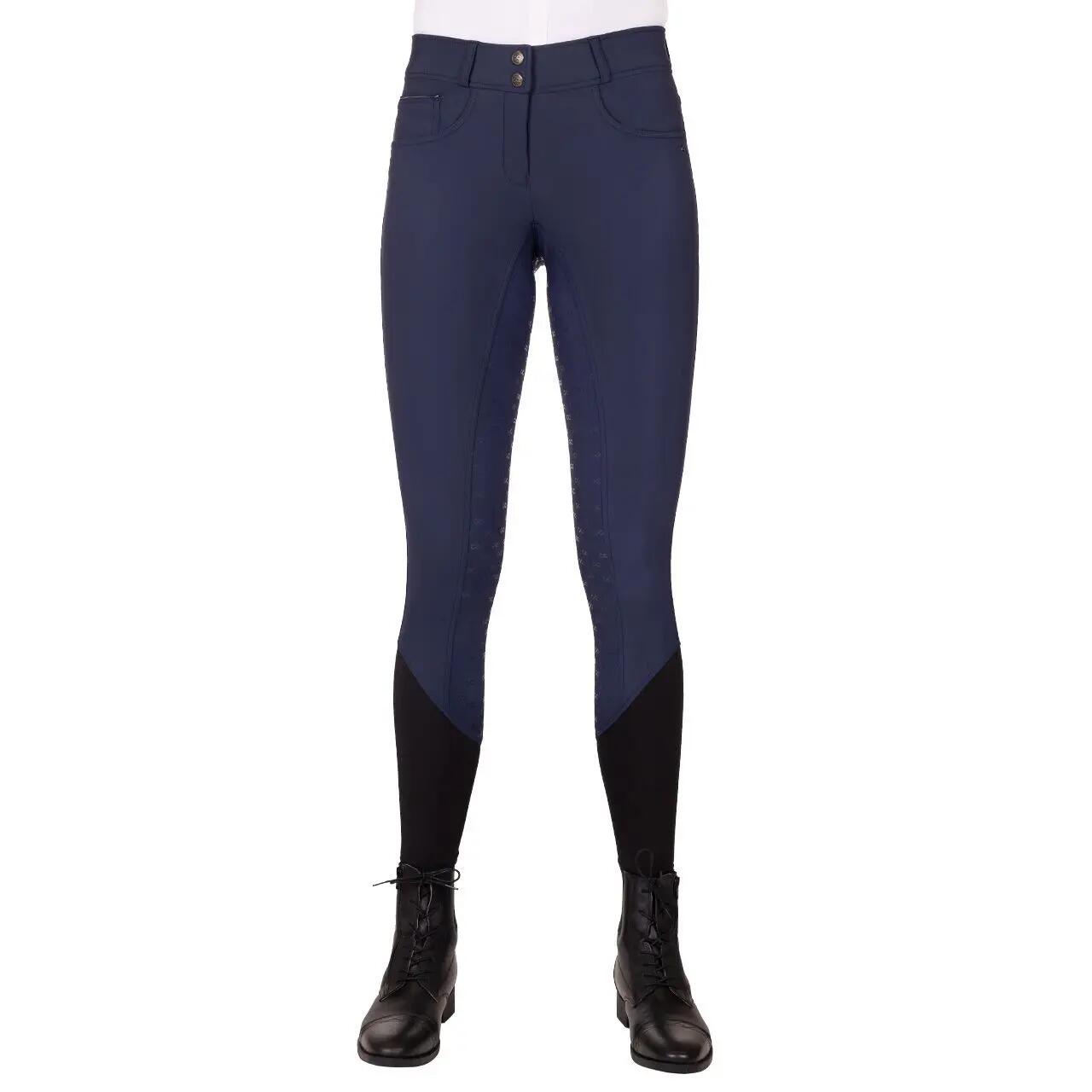Pantaloni da equitazione full grip da donna Presteq PerformNow 1/7