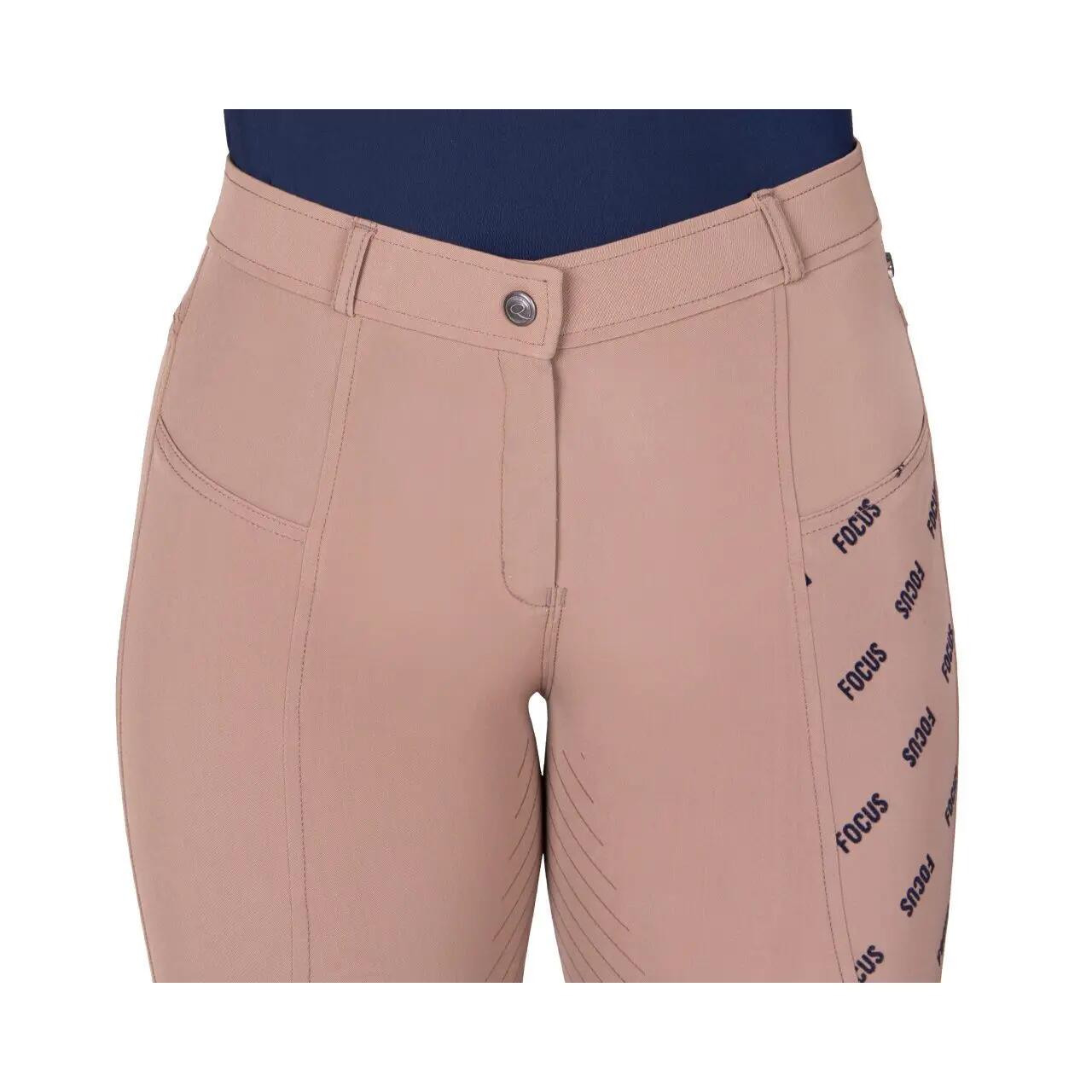 Pantalon équitation mid grip femme QHP Summer Focus 7/7