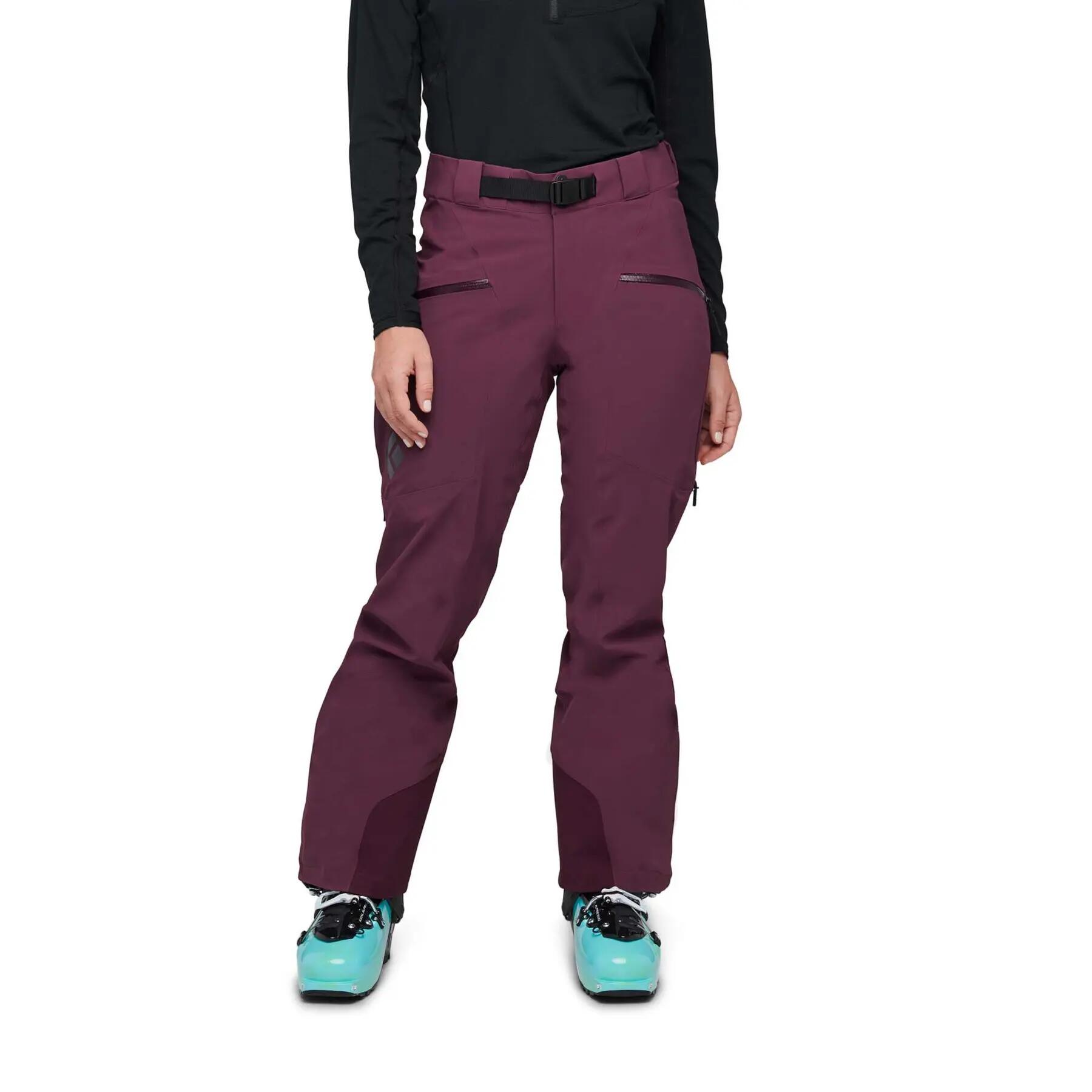 Calças de esqui para mulheres Black Diamond Recon Stretch 2/4