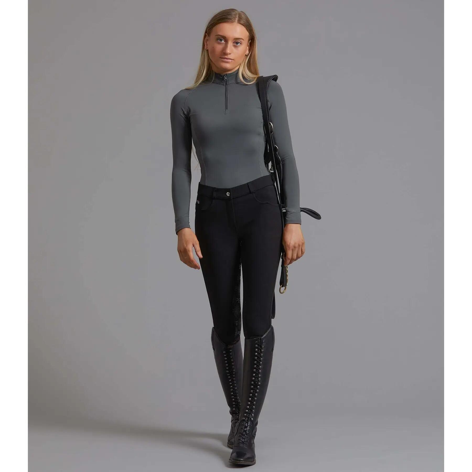 Pantalon équitation full grip en gel femme Premier Equine Cassa 2/7