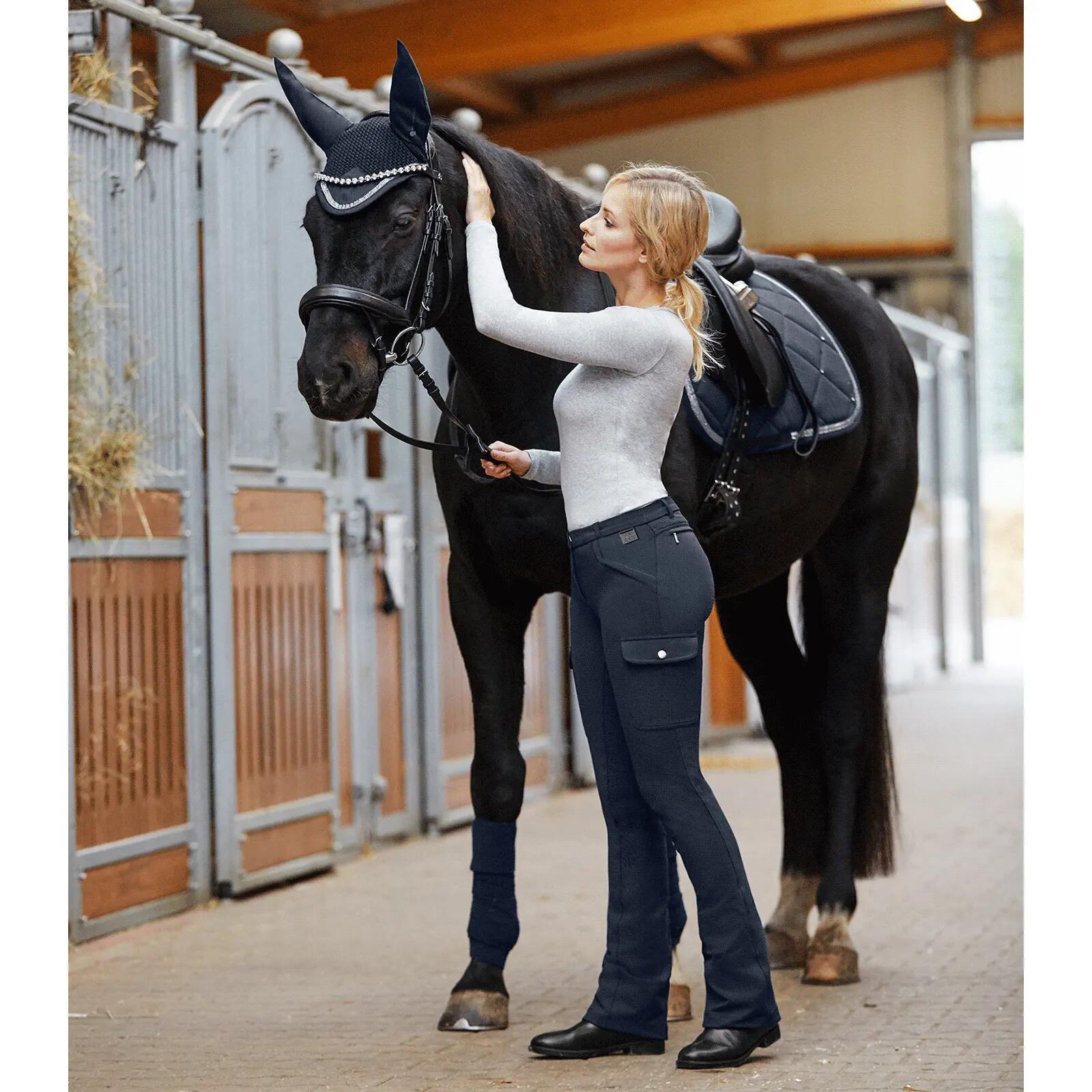 Pantalon équitation full grip cargo femme ELT Micro Jodhpur 5/5