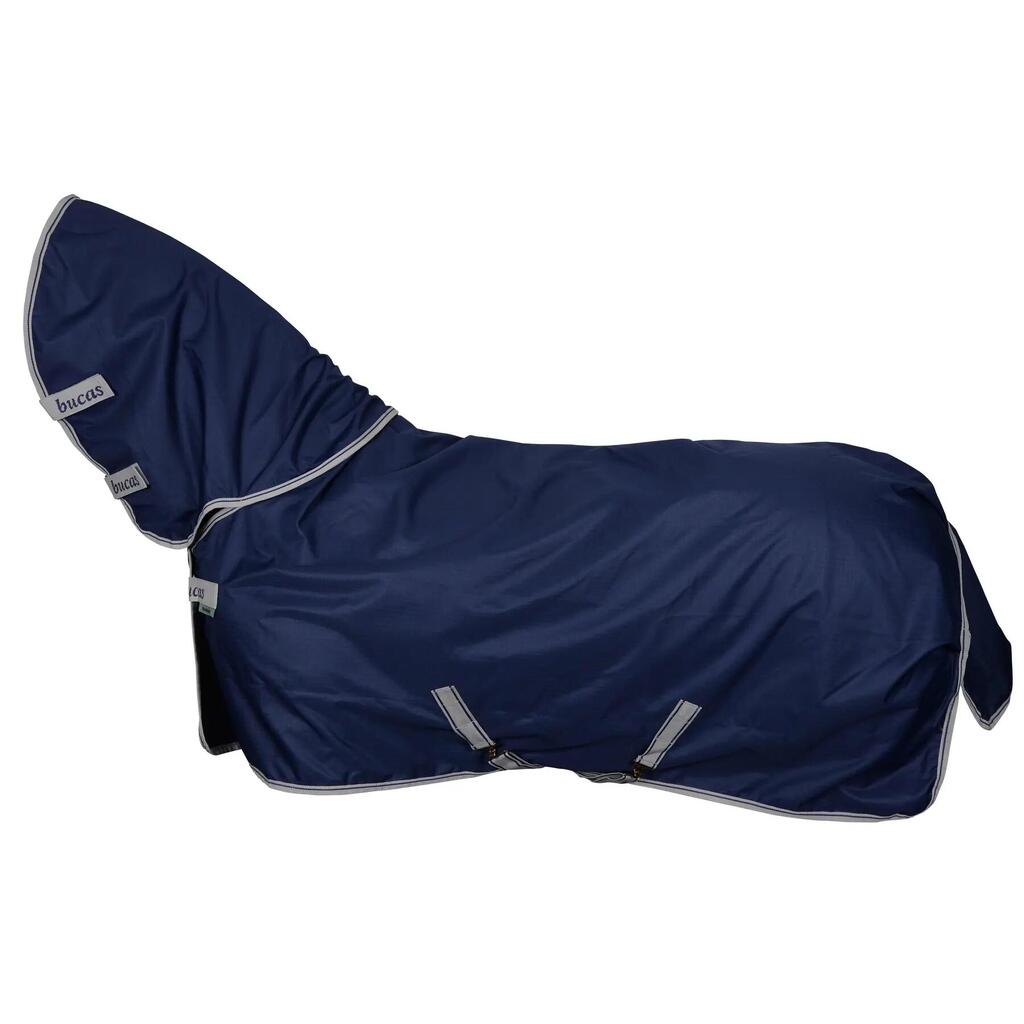 Waterproof outdoor rug for horse with full neck cover Bucas Freedom Turnout 150g