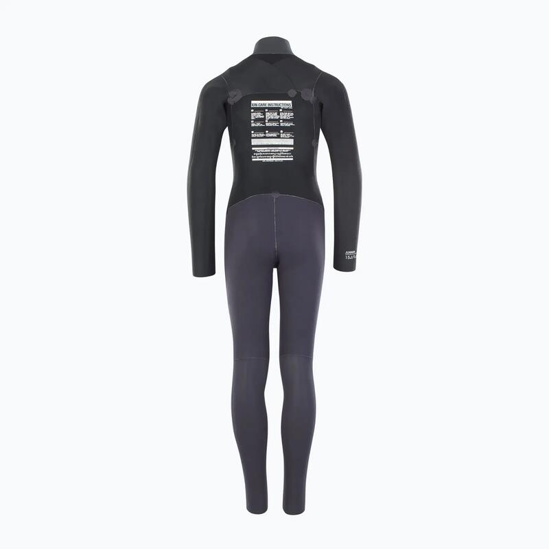 Spumă de surfing pentru copii ION Capture 4/3 Front Zip Jr albastru oțel/roșu