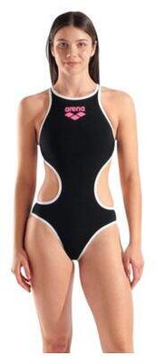 Costume da bagno Arena One Big Logo Donna Nero/Bianco