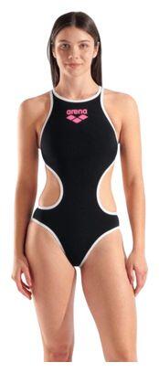 Costume da bagno Arena One Big Logo Donna Nero/Bianco