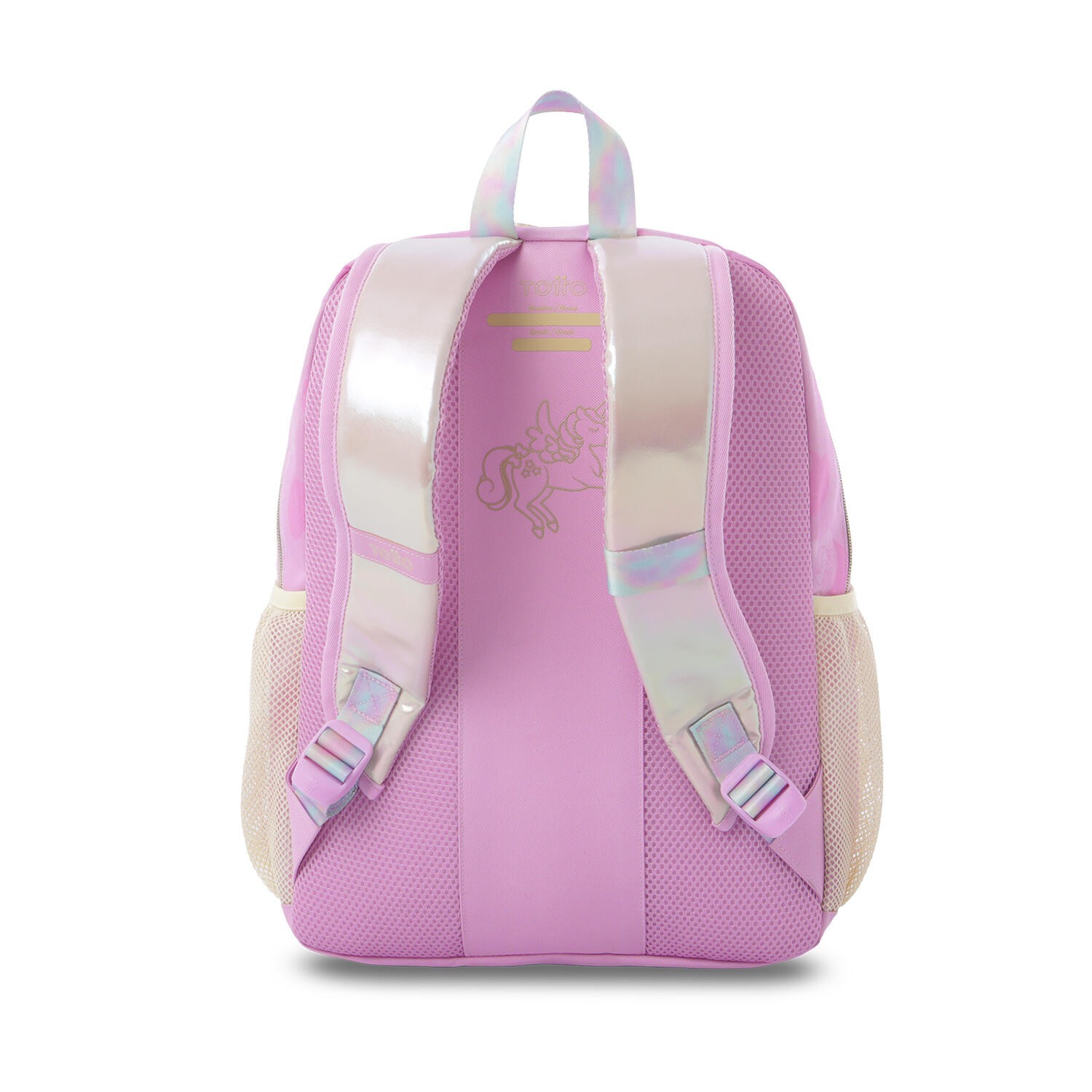 Totto Mochila Infantil Unicorn Kisses M Unicorn Kisses Glowy Poliéster 32 x 40. 4/5