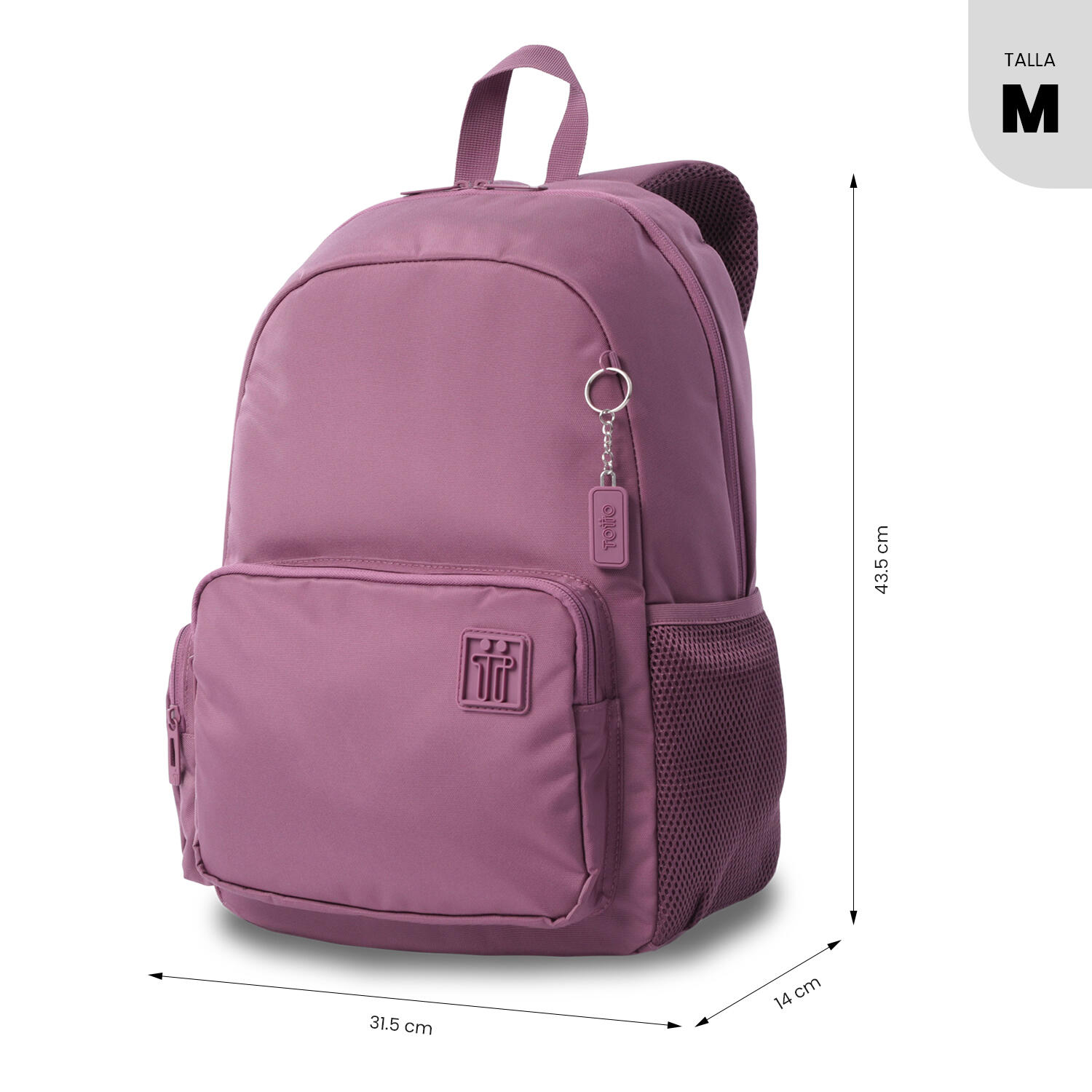 Totto Mochila ejecutiva Kobe Grape Nectar Poliéster 31.5 x 43.5 x 14 cm 3/5