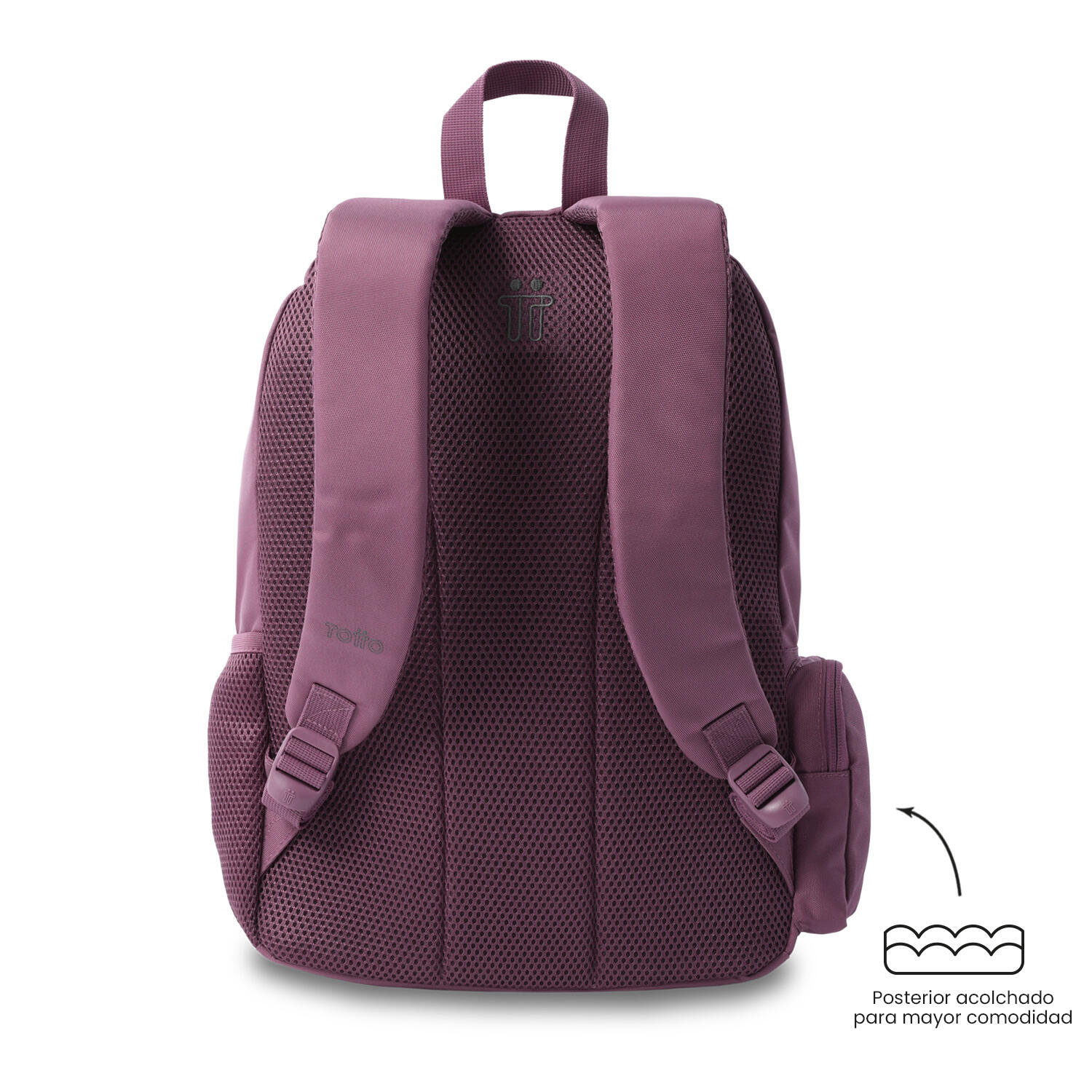 Totto Mochila ejecutiva Kobe Grape Nectar Poliéster 31.5 x 43.5 x 14 cm 4/5