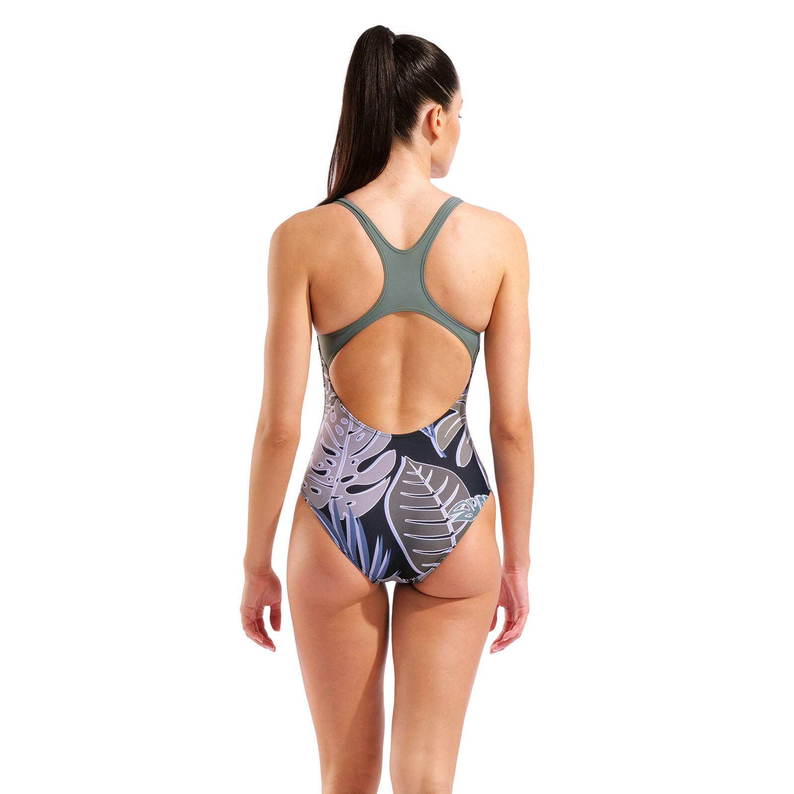 Bañador una pieza Mujer - Forest Swim Pro Back L 2/5