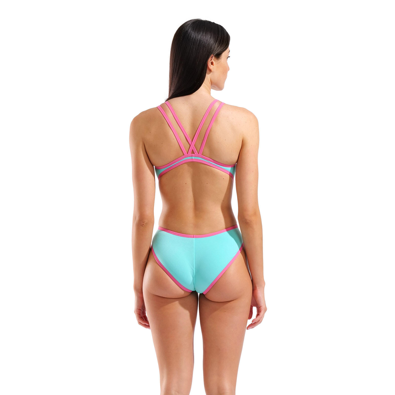 Costume Arena One Double Cross Back One Piece Donna Water Shocking Pink 2/5