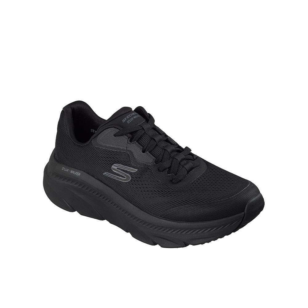 Tênis pretos Skechers Masculinos D Lux Walker 3.0 2/4