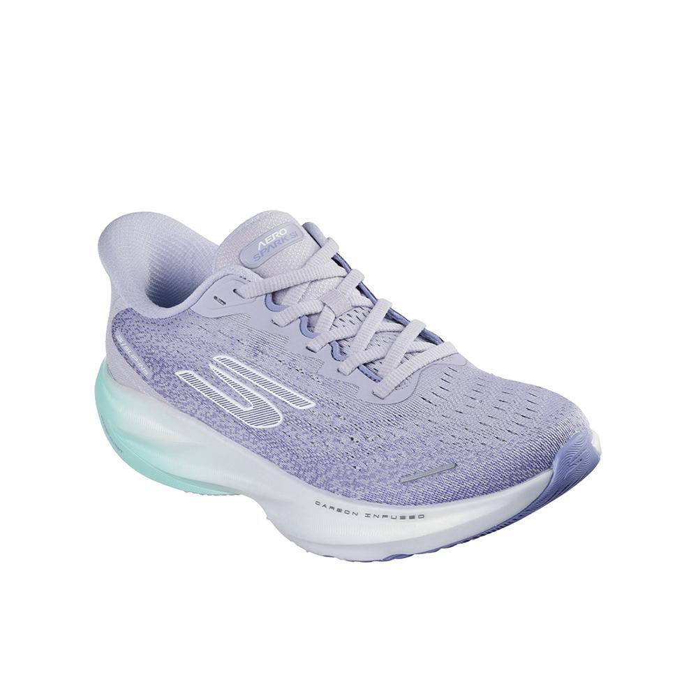 Tênis Roxos Skechers Aero Wave Spark Femininos 2/4