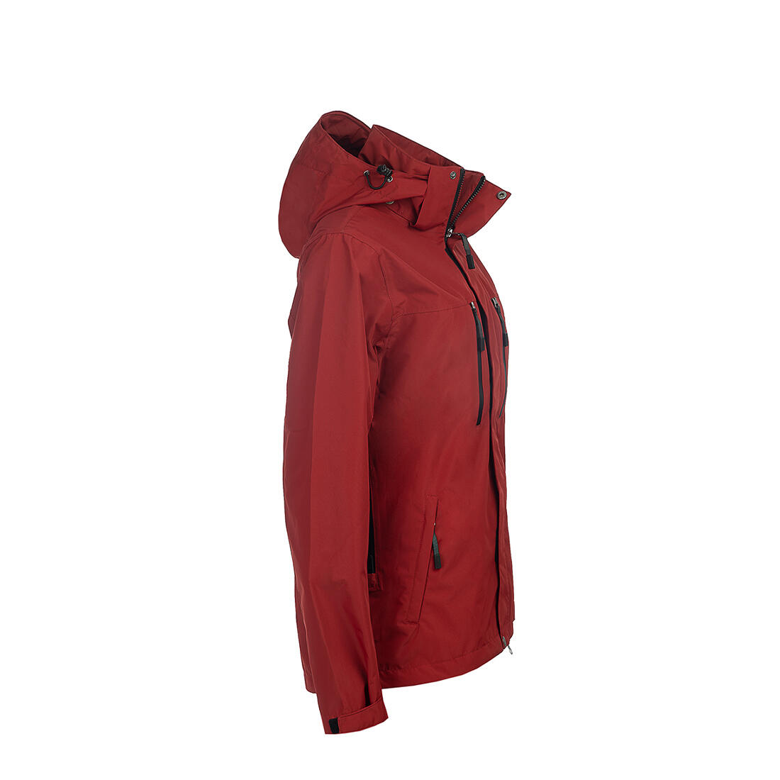 Veste de pluie pour femme rouge 3/7