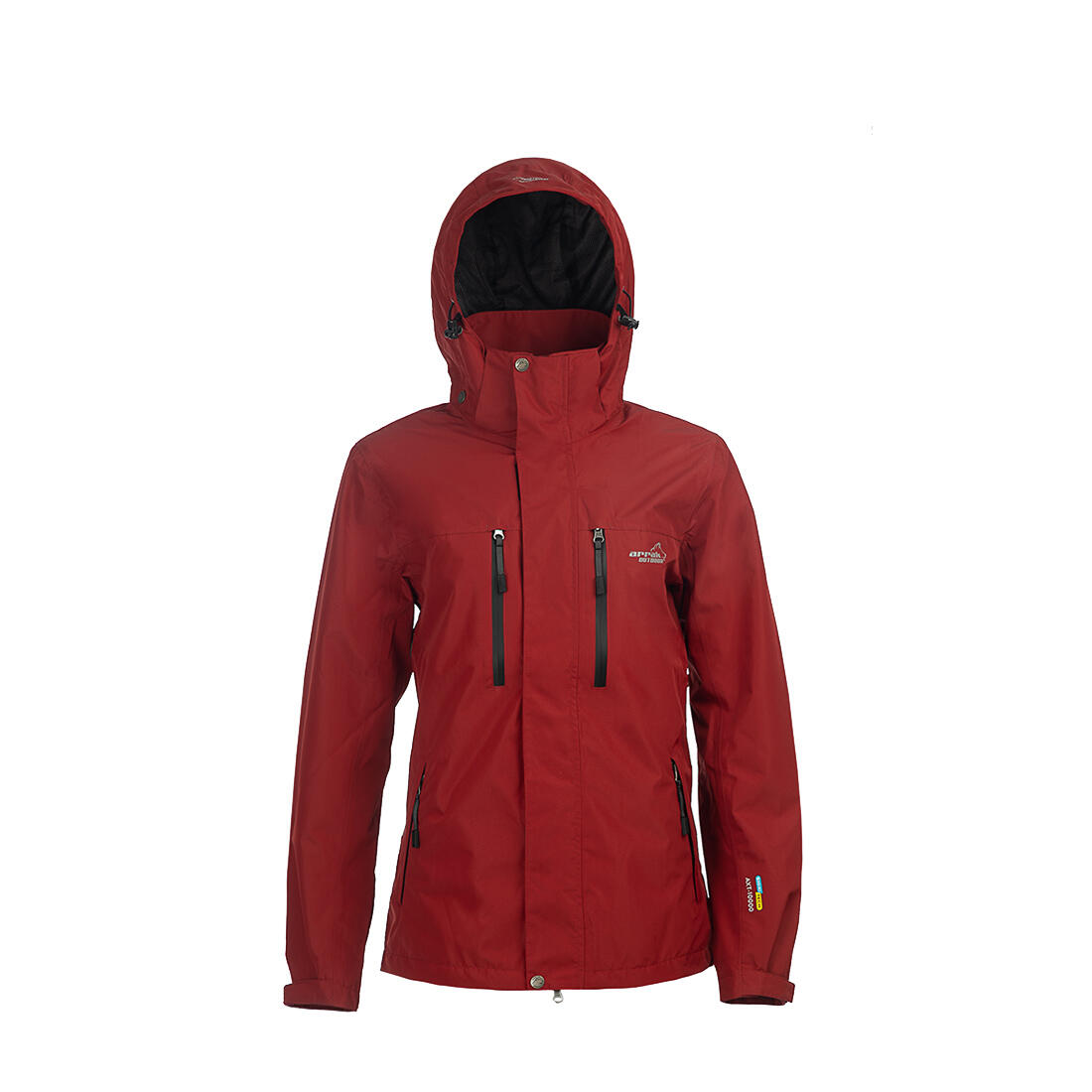 Veste de pluie pour femme rouge 2/7