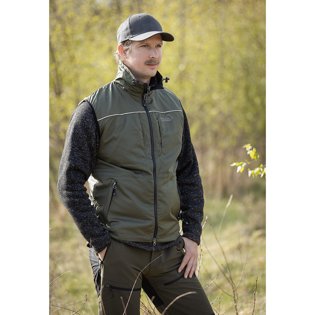 Gilet Jumper pour homme olive 7/7
