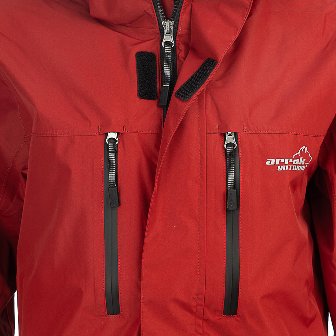 Veste de pluie pour femme rouge 6/7