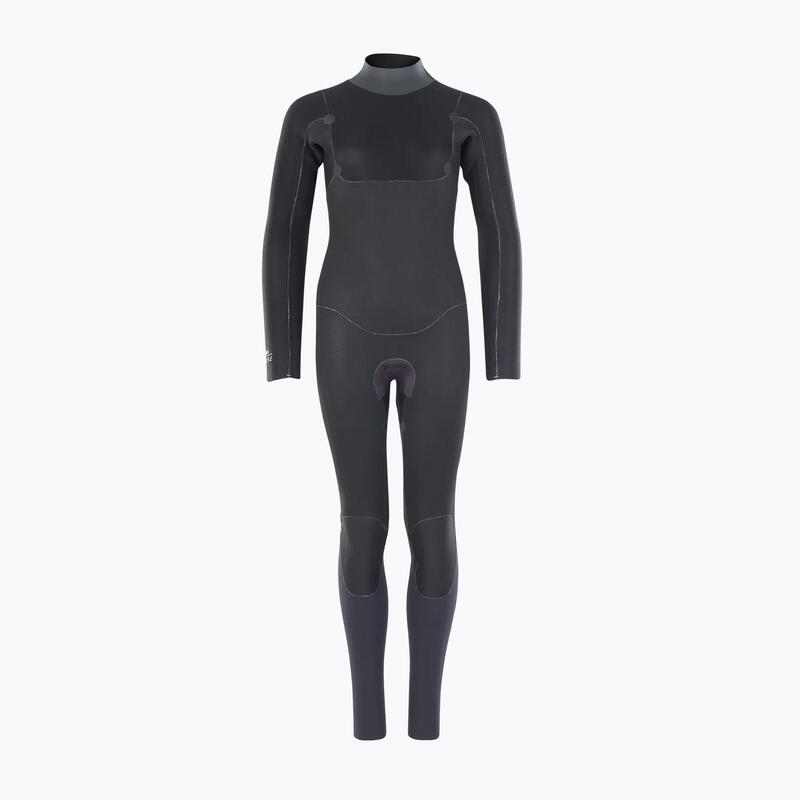 Costum de surfing pentru copii ION Capture 4/3 Back Zip Jr albastru oțel/roșu