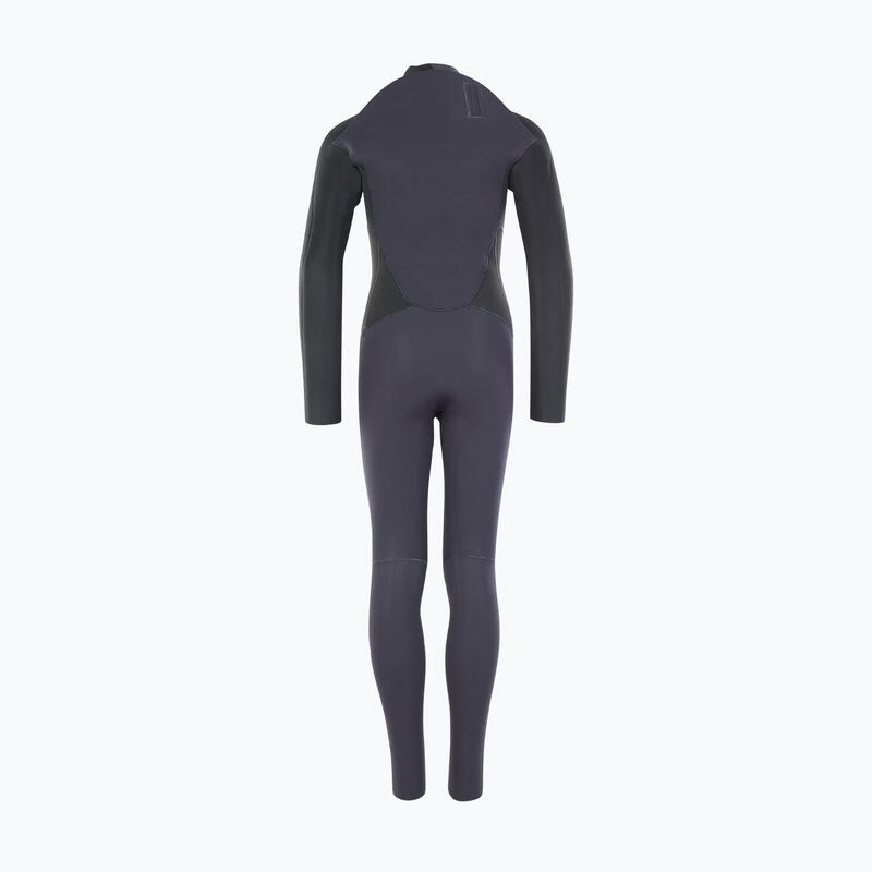 Costum de surfing pentru copii ION Capture 4/3 Back Zip Jr albastru oțel/roșu