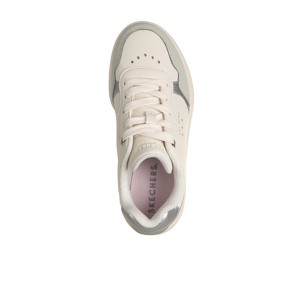 Zapatillas Skechers Niña Quick Street Blanco 3/4