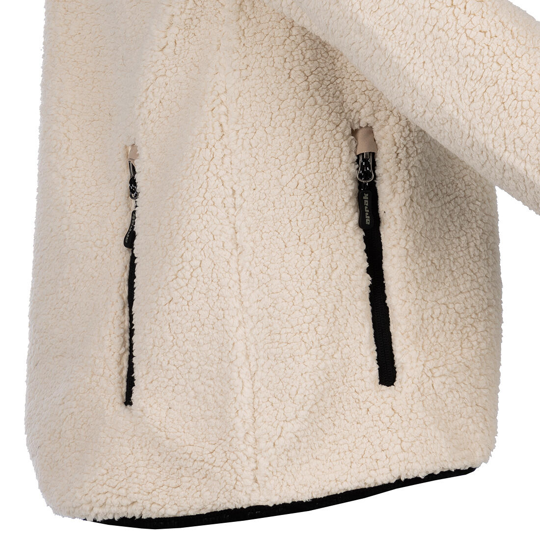 Veste polaire Sherpa pour homme blanche 4/6