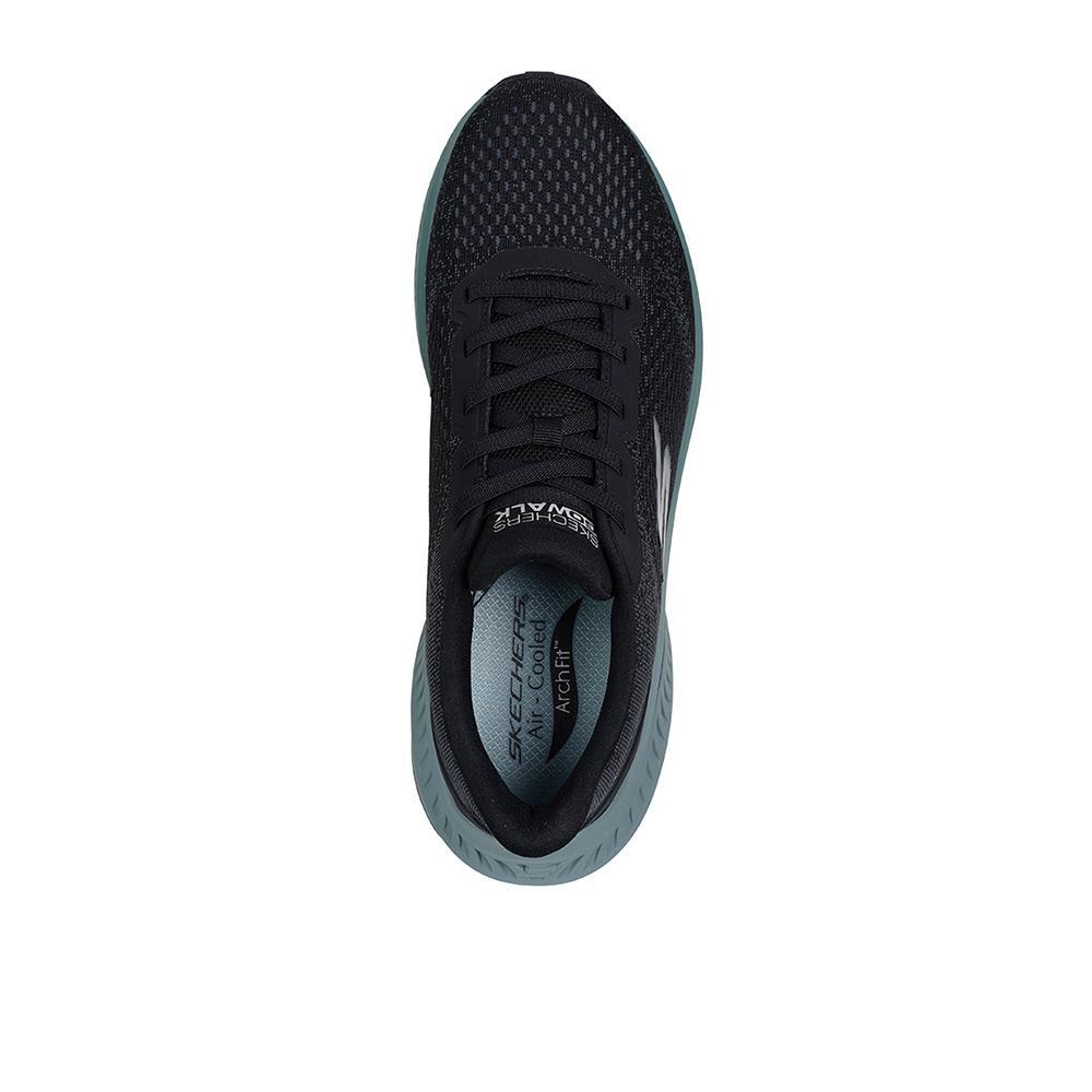 Tênis pretos Skechers Go Walk Max Com Acolchoamento 3/4
