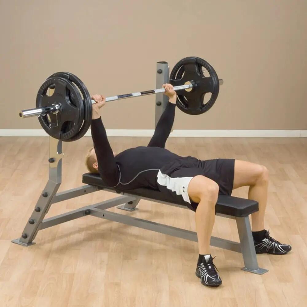 Flat bench press halterbank (Olympic) - SFB349G 3/4