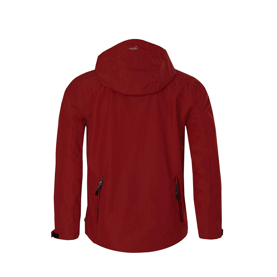 Veste de pluie pour homme rouge foncé 3/6